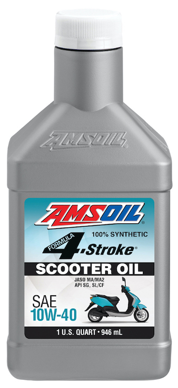 AMSOIL Formula 4-Stroke Synthetic 10W-40 Scooter Oil (ASO)